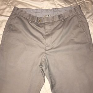 Peter Millar Stone Gray Khaki Dress Pants Mens